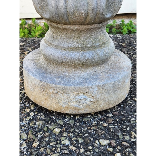 Vintage Cement Garden Finial For Sale - Image 9 of 10