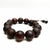 Oxblood Red Chinese Rosewood Carved Beads Hand Rosary Praying Bracelet For Sale - Image 8 of 8