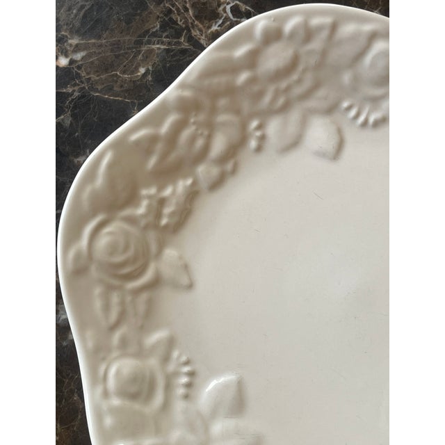 1980s Indigo Rose Plates by Nautica - Set of 4 For Sale - Image 4 of 6