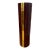 Vintage High-Gloss Maroon Pedestal With Raised Brass Accent For Sale