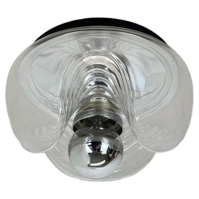 Wave Wall Light from Peill & Putzler, Germany, 1970s For Sale - Image 17 of 17