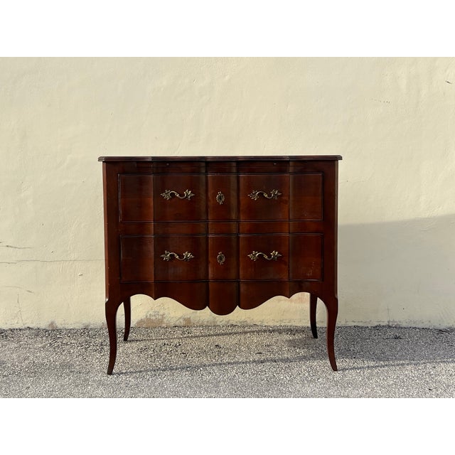French Provincial 1970s French Provincial Chest of Two Drawers For Sale - Image 3 of 14