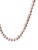 Pink Genuine Pinkish /Grayish Pearl Necklace Cultured Freshwater 17" Long For Sale - Image 8 of 10