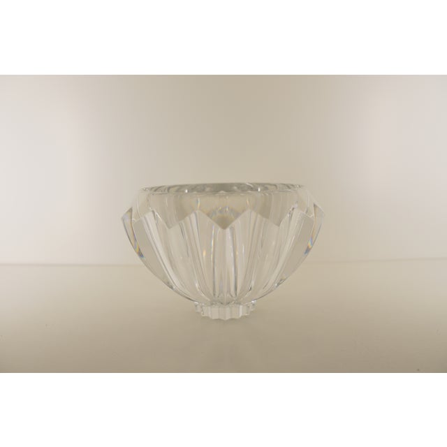 Transparent Vintage Orrefors Crystal "Zodiac" Bowl For Sale - Image 8 of 11