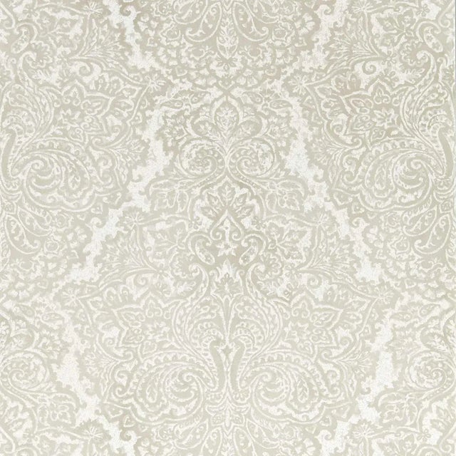 Harlequin Aurelia Wallpaper in Pebble/Stone - a Sample For Sale