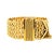 Gold Vintage Italian 18k Gold Wide Openwork Link Bracelet, 72.9 Grams For Sale - Image 8 of 15