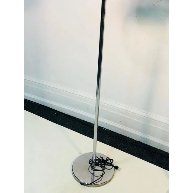 Koch & Lowy Three Globe Shades Chrome Floor Lamps - a Pair For Sale In Philadelphia - Image 6 of 8