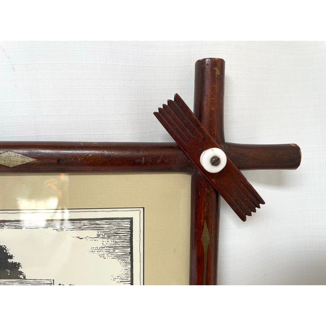 Antique Victorian Wood Frame For Sale - Image 4 of 9