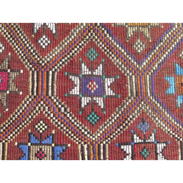 1960s Vintage Turkish Kilim Rug - 74x123" For Sale - Image 5 of 12