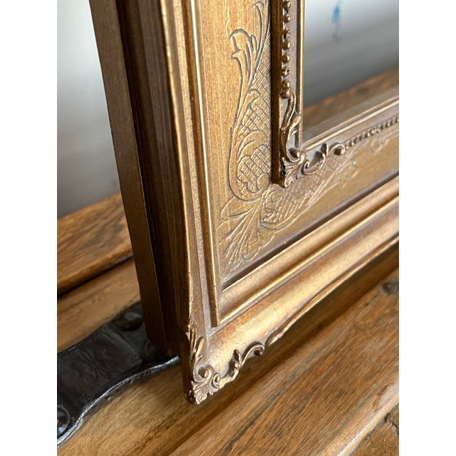 Gold Gold Art Nouveau Victorian Style Frame, Fits Art 16x20 For Sale - Image 8 of 10