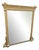 Large Antique English Overmantle Mirror For Sale