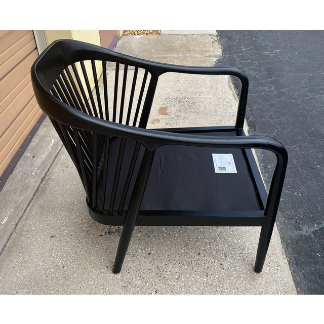 2020s Pair of Danish Modern Style Lounge Chairs by Braxton Culler For Sale - Image 5 of 16