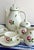Augarten Wien porcelain tea set in the classic Viennese tradition. Featuring a teapot, covered sugar bowl, creamer, and...
