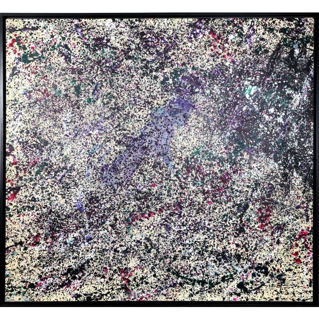 Michel Caro, After Sam Francis: Senza Titolo Iii, Oil Painting For Sale - Image 4 of 4