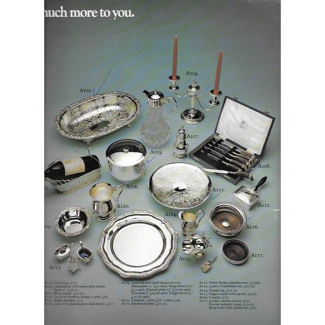 Metal 1970’s Vintage Mappin & Webb Silver Oval Platter With Chippendale Applied Border For Sale - Image 7 of 8