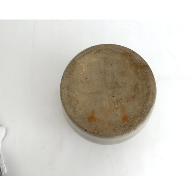 Gray French Stoneware Confit Pot Early 1900s For Sale - Image 8 of 9