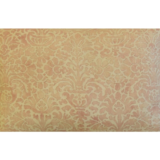 Designer Fortuny-Style Le Gracieux Floral Feather/Down Pillow 23" X 17" For Sale - Image 4 of 5