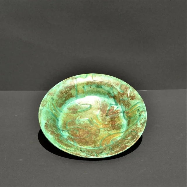 Ceramic Bowl from Bo Fajans Upsala Ekeby Gefle, Sweden, 1940s For Sale - Image 4 of 6