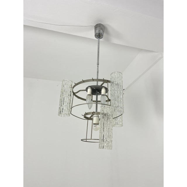 Tronchi Murano Glass Chandelier, Italy, 1960s For Sale - Image 15 of 16
