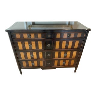 Vintage Regency Style Four Drawer Chest For Sale