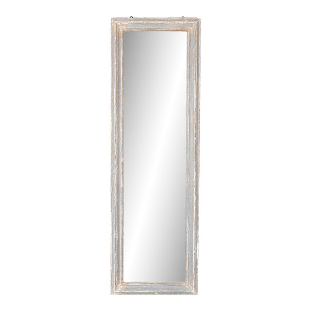 19th Century Antique French Painted Dressing Mirror For Sale