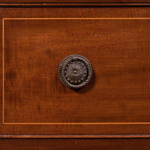 Antique Small Chest of Drawers, English, Georgian Revival, Tallboy, Edwardian For Sale - Image 11 of 11