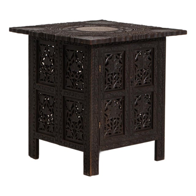 19th Century France Anglo-indian Black Wood Center Tables For Sale