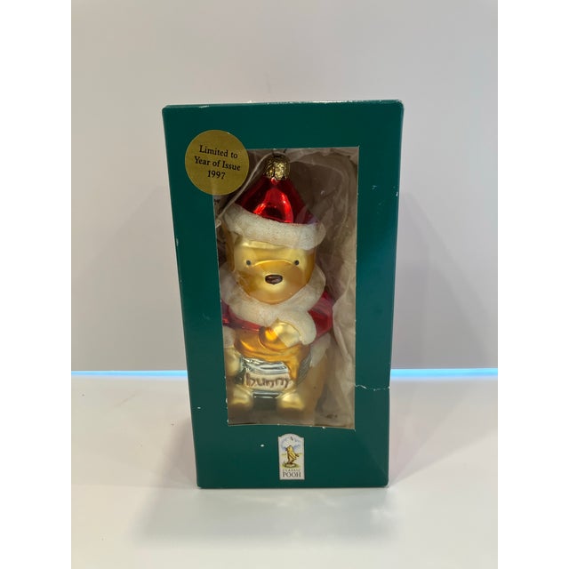 1997 Pooh Bear Glass Ornament For Sale In Boston - Image 6 of 9