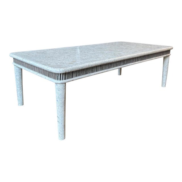 Large Tessellated Marble Coffee Table by Maitland Smith, 1980s For Sale - Image 13 of 13