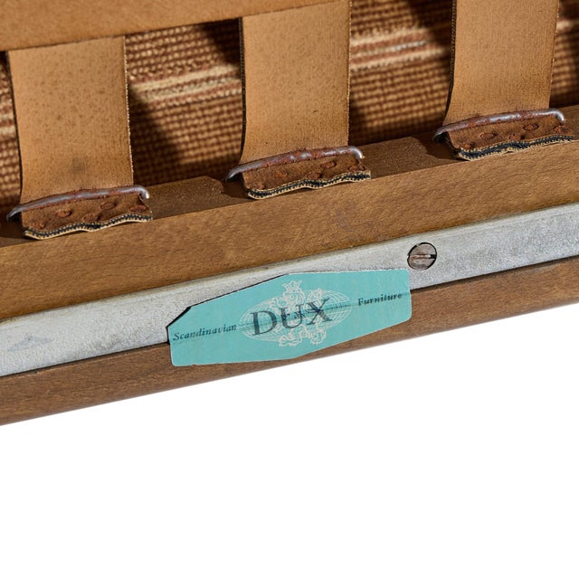 Folke Ohlsson for Dux Model 247 Mid Century Walnut and Cane Lounge Chairs - Pair For Sale - Image 13 of 13