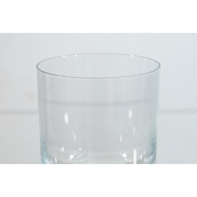 Sagaform Set of 16 Modernist Handblown Wine or Cocktail Glasses With Green Bases For Sale - Image 4 of 6