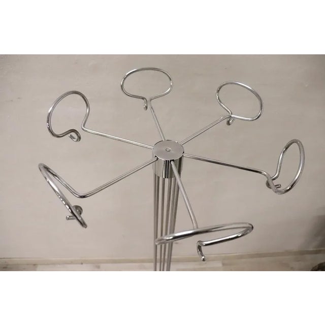 Chrome Clothes Hangers by Isao Hosoe for Valenti Luce, 1970s For Sale - Image 4 of 11