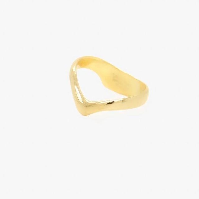 Vintage Tiffany & Co. Elsa Peretti 18k Gold Open Heart