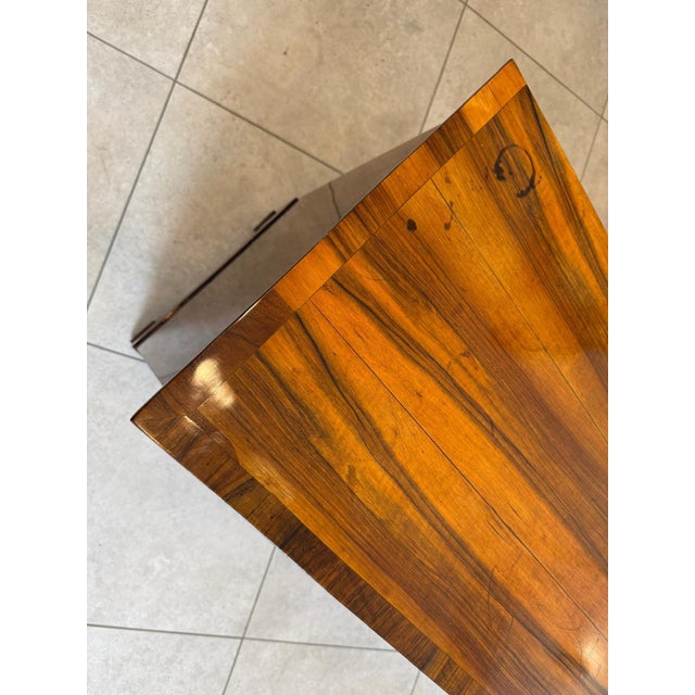 Biedermeier Chest of Drawers in Walnut For Sale - Image 10 of 14