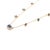 Modern 2.1carat Deep Blue Sapphire Charm Diamond Necklace in 14k Gold For Sale - Image 3 of 12