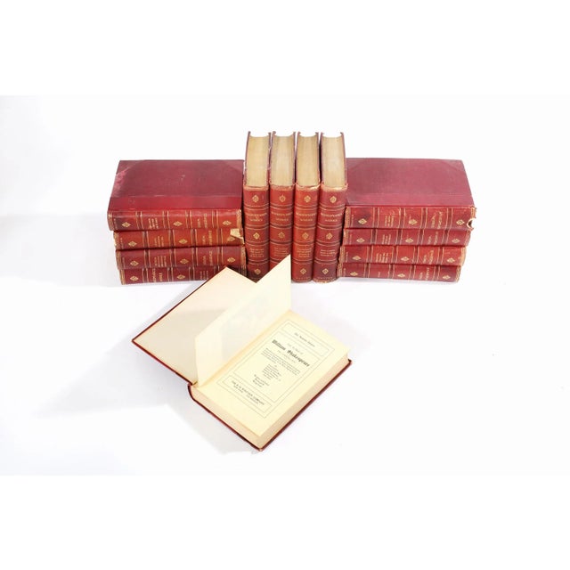 Collection Leather Bound Library Book Set Thirteen For Sale In New York - Image 6 of 9