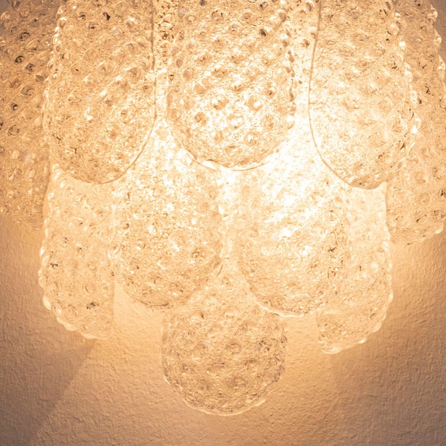 Spoon-Shaped Murano Glass Wall Sconce, Italy, 1980s For Sale - Image 6 of 10