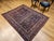 Persian 19th Century Afshar Tribal Rug, Handwoven Wool, All-Over Geometric Pattern, Navy & Blue, 5x6 For Sale - Image 3 of 18