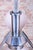 Metal Art Deco Chandelier in Chrome-Plated Steel and Opal Glass, Czech, 1920s For Sale - Image 7 of 13