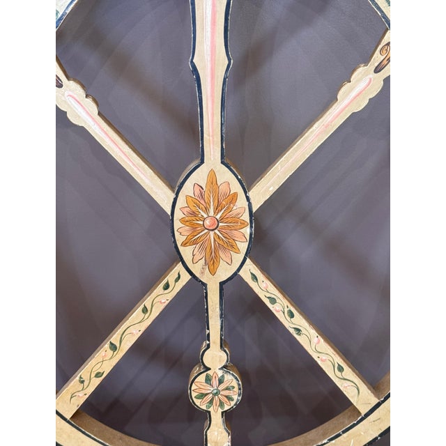 Set of Six English George III Style Wheel-Back Dining Chairs For Sale - Image 9 of 17