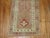 Early 20th Century Pink Background Vintage Turkish Anatolian 20th Century Primitive Runner For Sale - Image 5 of 6