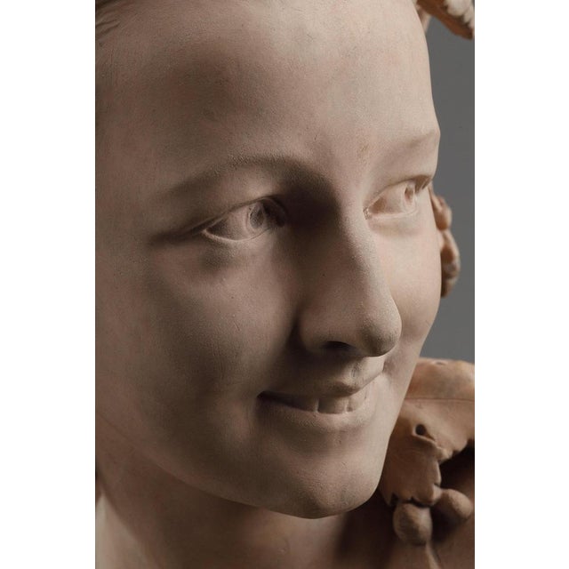 Jean-Baptiste Carpeaux, Bust Sculpture, 1870, Terracotta For Sale - Image 9 of 18