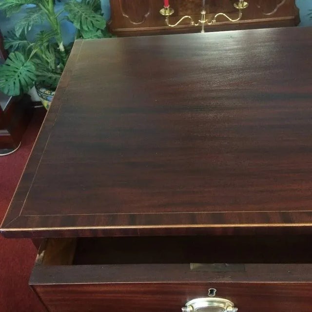 Antique Federal Period Chest of Drawers, Mahogany Dresser Antique For Sale - Image 4 of 12