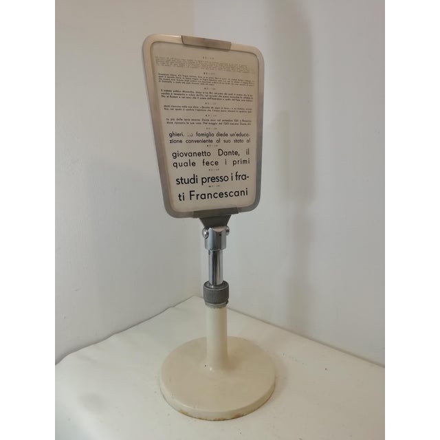 A unique and distinctive optometric table with a mirror on the back. It was used by opticians to allow customers to see...