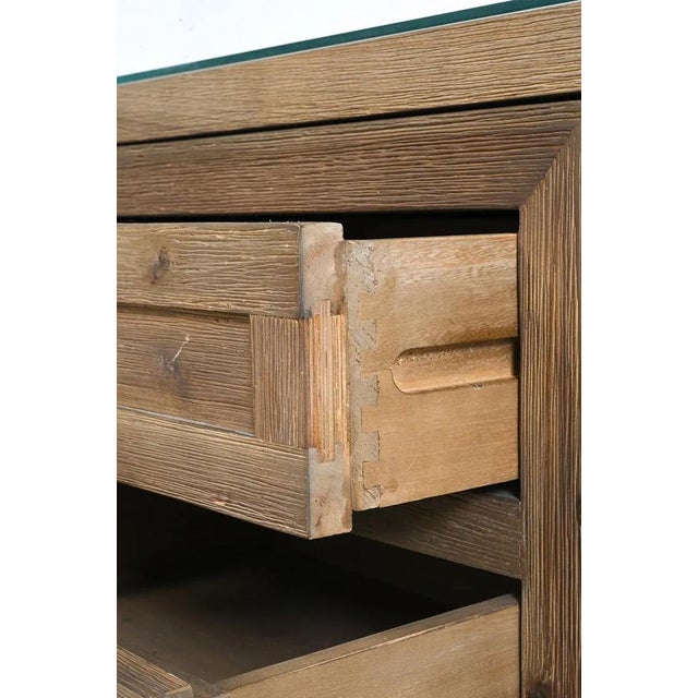 Wood Restoration Hardware "Printmaker" Desk For Sale - Image 7 of 12