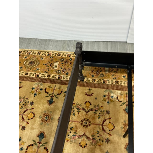 Brown Twin Size Restoration Hardware Academie Bed Frame For Sale - Image 8 of 12