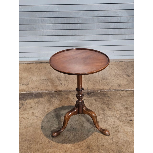 Kittinger Historic Newport Mahogany Occasional Table Candle Stand Table For Sale - Image 15 of 16