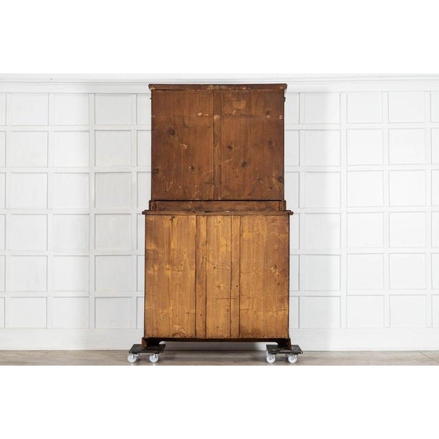 English Glazed Mahogany Bookcase, 1860s For Sale - Image 18 of 18
