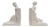 Ceramic Bookends by Godofridus Boonekamp for Plateelbakkerij Schoonhoven, 1920, Set of 2 For Sale