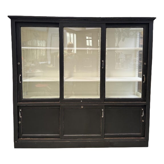 Antique Dispensary Display Case For Sale